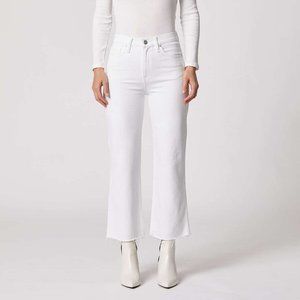 Hudson Remi High Rise Crop Jeans White
